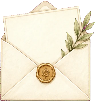 Envelope com carta